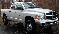 Suggested oil change belonging to 2004 RAM 2500 HD vehicle