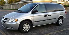 Suggested oil change belonging to 2004 GRAND CARAVAN vehicle