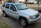 Suggested oil change belonging to 2004 GRAND CHEROKEE vehicle
