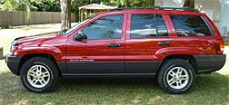 Suggested oil change belonging to 2004 GRAND CHEROKEE vehicle