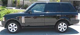 Suggested oil change belonging to 2004 RANGE ROVER vehicle