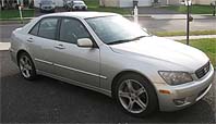Suggested oil change belonging to 2004 IS300 Sportcross vehicle