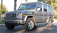 Suggested oil change belonging to 2004 G500 vehicle