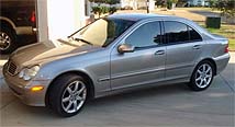 Suggested oil change belonging to 2004 C230 vehicle