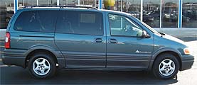 Suggested oil change belonging to 2004 MONTANA VAN vehicle