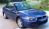 Suggested oil change belonging to 2004 IMPREZA vehicle