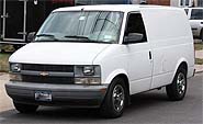 Suggested oil change belonging to 2005 ASTRO VAN vehicle