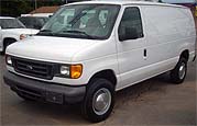 Suggested oil change belonging to 2005 E-250 HD VAN vehicle
