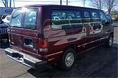 Suggested oil change belonging to 2005 E-150 VAN vehicle