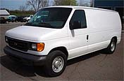 Suggested oil change belonging to 2005 E-150 VAN vehicle