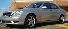 Suggested oil change belonging to 2005 S500 vehicle