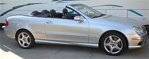Suggested oil change belonging to 2005 CLK500 vehicle
