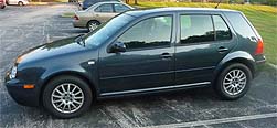 Suggested oil change belonging to 2005 GOLF vehicle