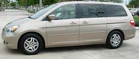 Suggested oil change belonging to 2006 ODYSSEY vehicle