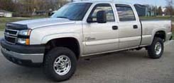 Suggested oil change belonging to 2006 SILVERADO 2500 HD vehicle