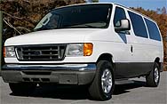 Suggested oil change belonging to 2006 E-150 VAN vehicle