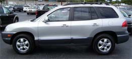 Suggested oil change belonging to 2006 SANTA FE vehicle