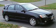 Suggested oil change belonging to 2006 SPECTRA5 vehicle