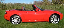 Suggested oil change belonging to 2006 MIATA MX5 vehicle