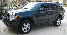 Suggested oil change belonging to 2007 GRAND CHEROKEE vehicle