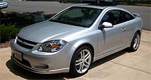 Suggested oil change belonging to 2008 COBALT SS vehicle