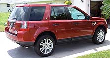 Suggested oil change belonging to 2008 LR2 vehicle