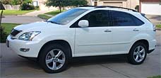 Suggested oil change belonging to 2008 RX350 vehicle