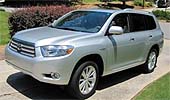 Suggested oil change belonging to 2008 HIGHLANDER HYBRID vehicle