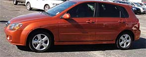 Suggested oil change belonging to 2009 SPECTRA5 vehicle