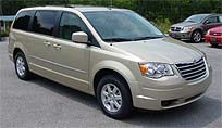 Suggested oil change belonging to 2010 TOWN AND COUNTRY vehicle