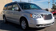 Suggested oil change belonging to 2010 TOWN AND COUNTRY vehicle