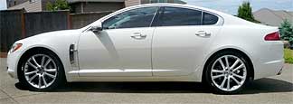 Suggested oil change belonging to 2010 XF vehicle