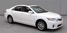 Suggested oil change belonging to 2010 CAMRY HYBRID vehicle