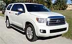 Suggested oil change belonging to 2011 SEQUOIA vehicle