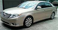 Suggested oil change belonging to 2011 AVALON vehicle
