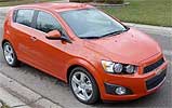 Suggested oil change belonging to 2012 SONIC vehicle