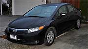 Suggested oil change belonging to 2012 CIVIC HYBRID vehicle