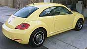 Suggested oil change belonging to 2012 BEETLE vehicle