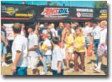 Honda CRF450R 4 stroke oil at booth