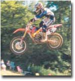 Honda CRF450R airborn with Mike